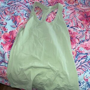 lululemon athletica Light Green Tank Top